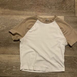 Two-Tone Raglan Sleeve T-Shirt
